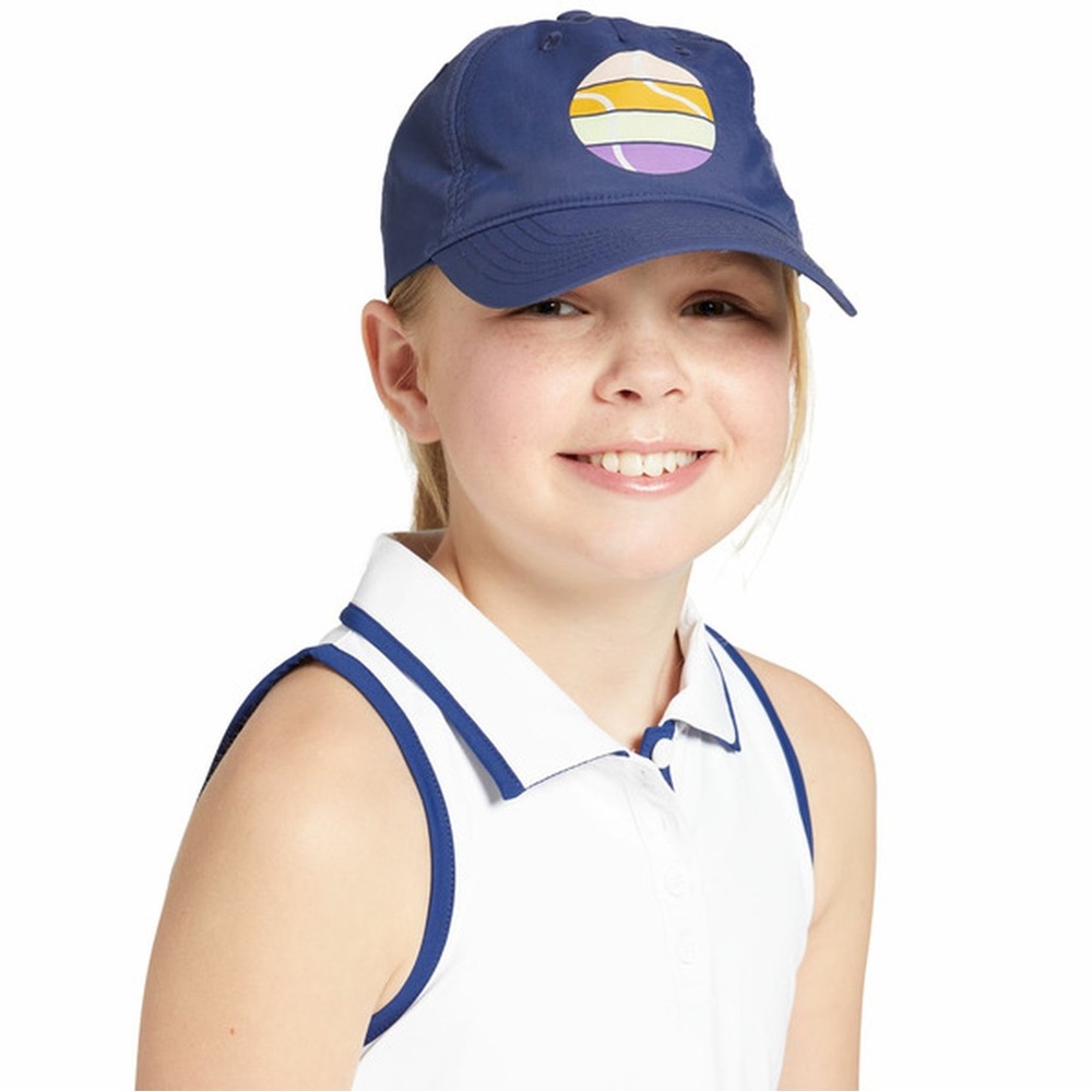 Prince Girls Navy Blue Cap with Tennis Ball